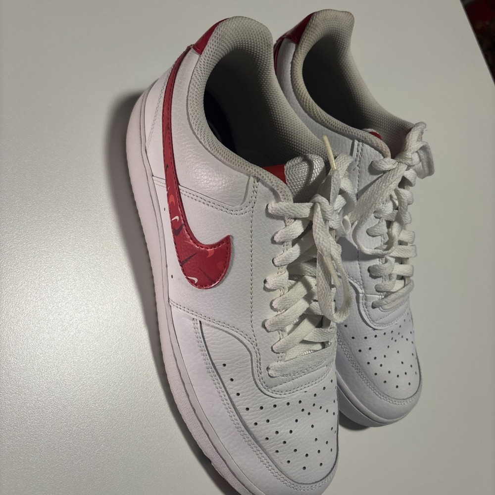 Men Size 10.5 - Nike Court Vision Low Swoosh Print